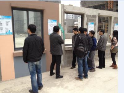 500强房企金地集团到壹号娱乐-com - NG大舞台,有梦你就来参观反射隔热涂料样板工程